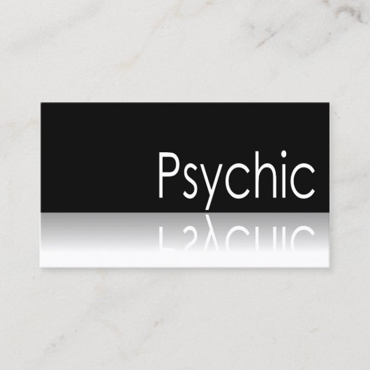 Reflecterende tekst - Psychisch - Visitekaartje (Voorkant)
