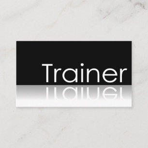 Reflecterende tekst - Trainer - Visitekaartje