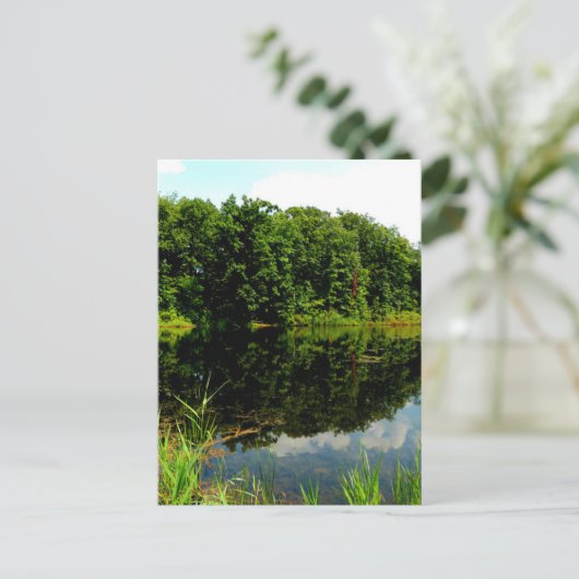 Reflecterende vijvers briefkaart (Staand voorkant)