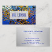 © Reflecterende Water Ripples Abstract Fotografie Visitekaartje (Voorkant / Achterkant)