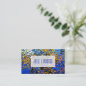 © Reflecterende Water Ripples Abstract Fotografie Visitekaartje (Staand voorkant)