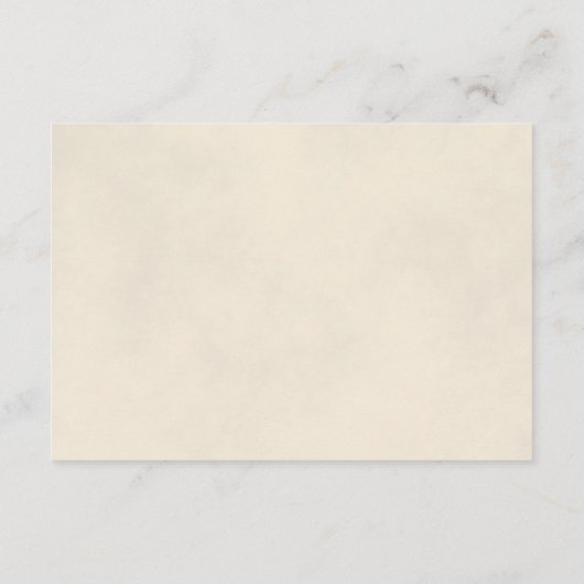 Reflecterende White Rose bruiloft details Website Informatiekaartje (Achterkant)