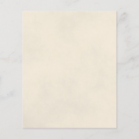 Reflecterende White Rose BUDGET bruiloft uitnodigi (Achterkant)