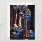 Reflecterende zilveren kerstversieringen (Voorkant / Achterkant)