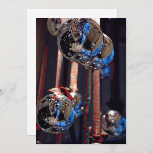 Reflecterende zilveren kerstversieringen (Voorkant / Achterkant)