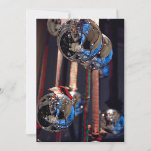 Reflecterende zilveren kerstversieringen