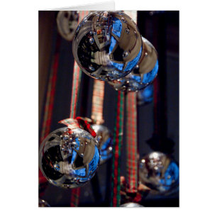 Reflecterende zilveren kerstversieringen