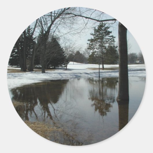 Reflectie #1 Sticker (Voorkant)