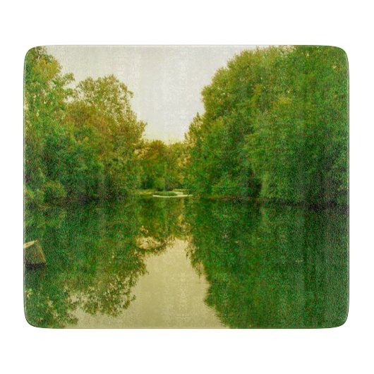 Reflectie 4 Glazen snijraad Snijplank (Voorkant)