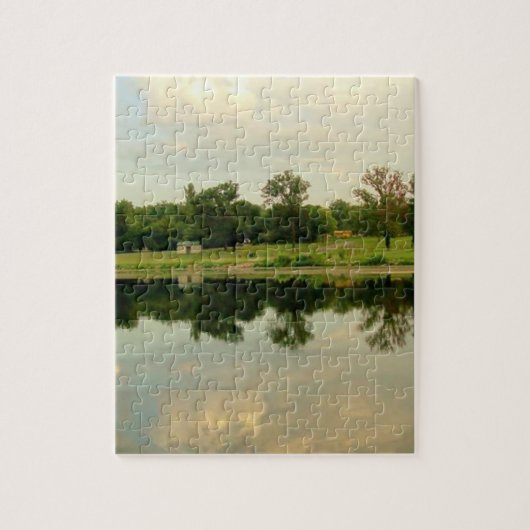 Reflectie 8 Puzzle Legpuzzel (Verticaal)