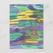 Reflectie Abstracte kunst Briefkaart (Voorkant)