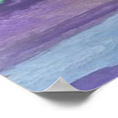 Reflectie Abstracte kunst Poster (Hoek)