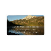 Reflectie bij Jenny Lake I Etiket (Voorkant)