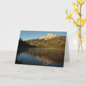 Reflectie bij Jenny Lake I Kaart (Gele Bloem)