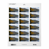 Reflectie bij Jenny Lake II Etiket (Full Sheet)