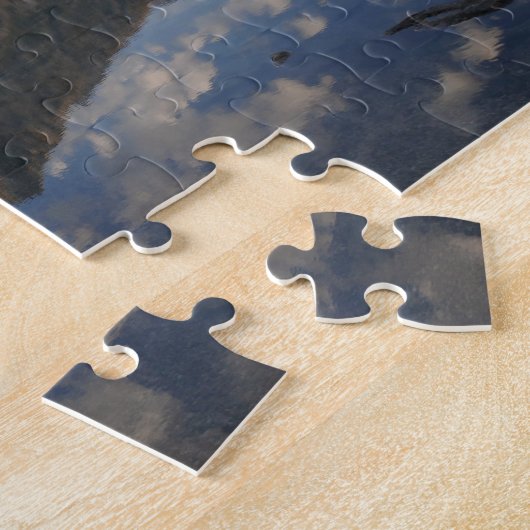 Reflectie bij Jenny Lake II Legpuzzel (Zijkant)