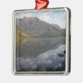 Reflectie bij Jenny Lake II Metalen Ornament (Links)