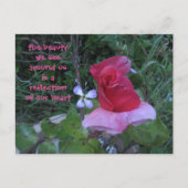 reflectie-briefkaart briefkaart (Voorkant)