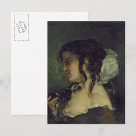 Reflectie, c.1864-66 briefkaart (Voorkant / Achterkant)