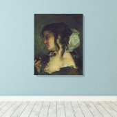 Reflectie, c.1864-66 canvas afdruk (Insitu (Houten vloer))