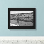 reflectie canvas afdruk (Insitu (Houten vloer))