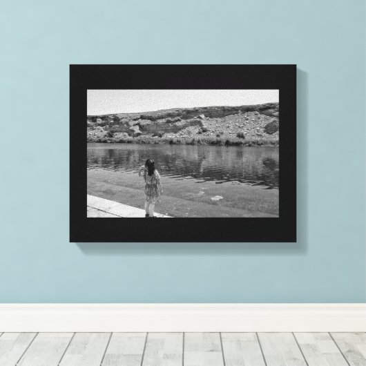 reflectie canvas afdruk (Insitu (Houten vloer))