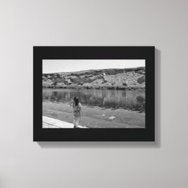 reflectie canvas afdruk