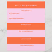 Reflectie- en beoordelingspraktijkplanner voor stu (Achterkant)