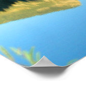 REFLECTIE-FOTO VAN MARBLE LAKE POSTER (Hoek)
