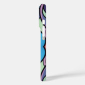 Reflectie gepersonaliseerde monogram naam Case-Mate iPhone case (Achterkant / Links)