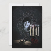 Reflectie Gothic Fantasy Wedding Kaart (Voorkant)