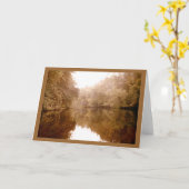 Reflectie II-meer Kaart (Gele Bloem)