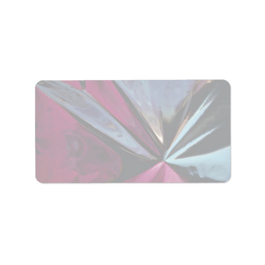 Reflectie in aluminium folie etiket (Voorkant)