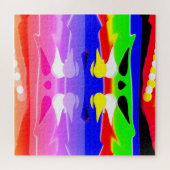 Reflectie in art legpuzzel (Horizontaal)