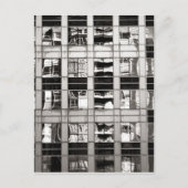Reflectie in B & W Briefkaart (Voorkant)