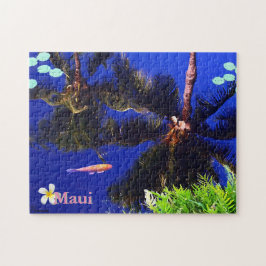 Reflectie in de Koi Pond Legpuzzel