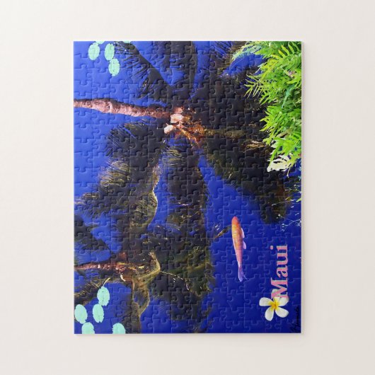 Reflectie in de Koi Pond Legpuzzel (Verticaal)