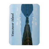 Reflectie in een meer - Vancouver-eiland in Canada Magneet (Verticaal)