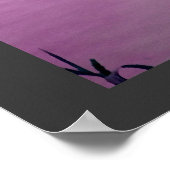 Reflectie in het Paars Poster (Hoek)
