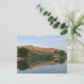 REFLECTIE in Lake Scott State Park Kansas Briefkaart (Staand voorkant)