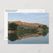 REFLECTIE in Lake Scott State Park Kansas Briefkaart (Voorkant / Achterkant)