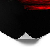 Reflectie in rood poster (Hoek)