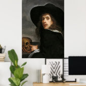 Reflectie in schaduwen poster (Thuiskantoor)