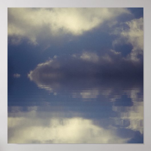 Reflectie in water poster (Voorkant)