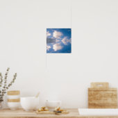 Reflectie in water poster (Keuken)