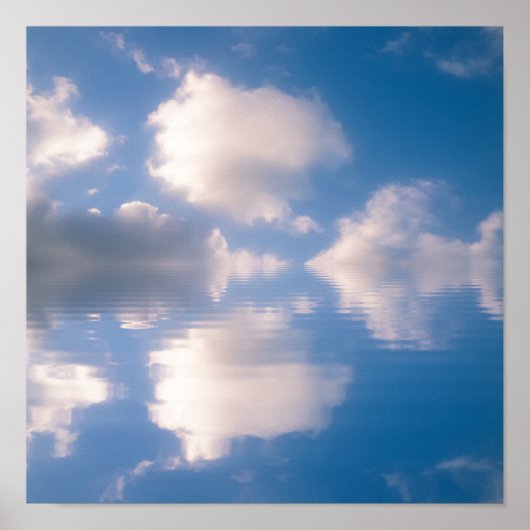 Reflectie in water poster (Voorkant)