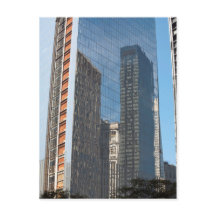 Reflectie Kantoor bouw New York City