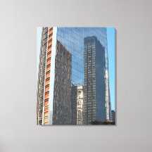 Reflectie Kantoor bouw New York City