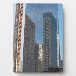 Reflectie Kantoor bouw New York City Fotoplaat