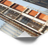 Reflectie Kantoor bouw New York City Perfect Poster (Hoek)